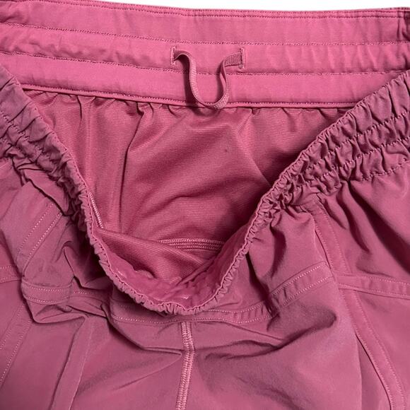 Lululemon Tracker Short V *4" Size 12 Lush Pink Swiftly Running Athletic Track - Picture 7 of 11